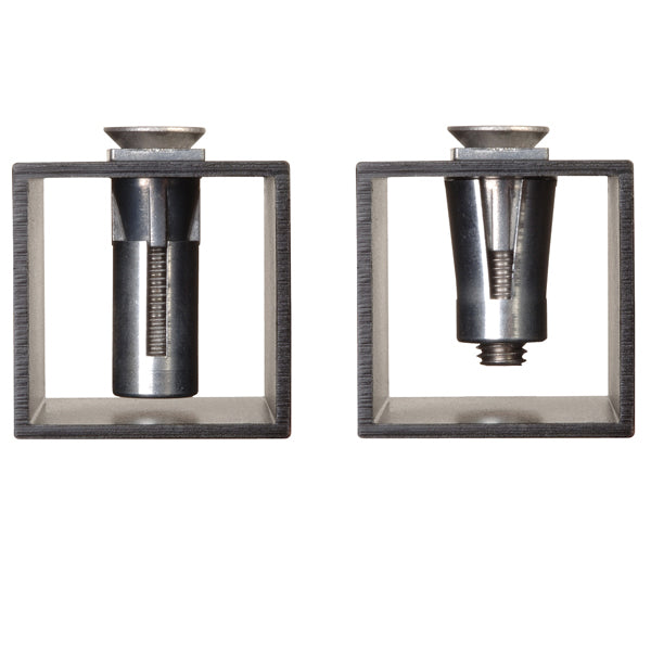 Pair of Locinox Stainless Steel Fixation Bolt with High Pulling Resistance - Pair of Locinox Stainless Steel Fixation Bolt with High Pulling Resistance