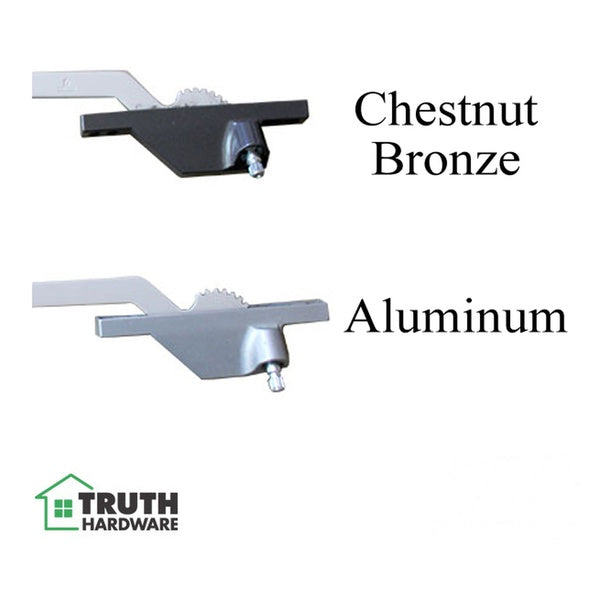 Truth 7-1/2 Single Arm Casement Operator, Front Mount, Right Hand - Choose Color - Truth 7-1/2 Single Arm Casement Operator, Front Mount, Right Hand - Choose Color