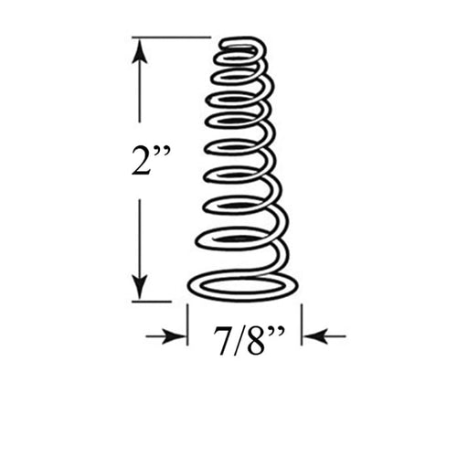 Bi Fold Door Spring 2 Inch - Bi Fold Door Spring 2 Inch