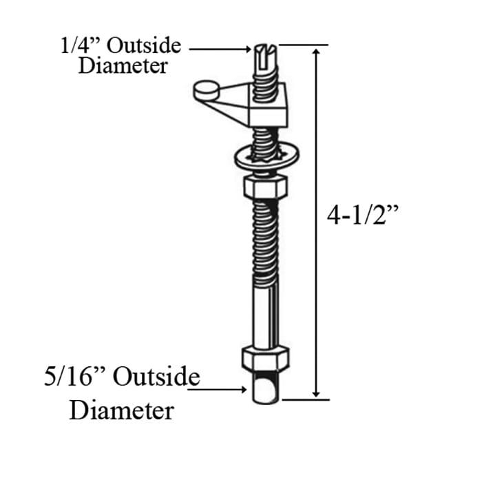 Bi Fold Closet Door Bottom Pivot Rod Adjustable - Bi Fold Closet Door Bottom Pivot Rod Adjustable