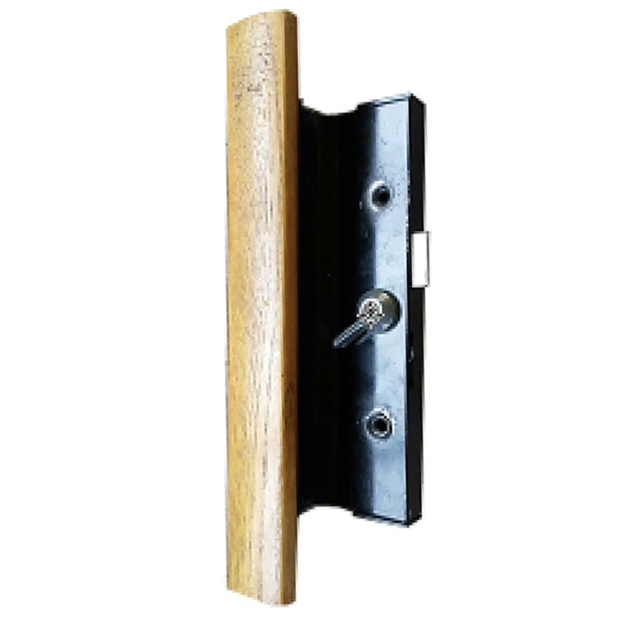 Sliding Patio Door Handle Set, Flush Mount with Hook - Sliding Patio Door Handle Set, Flush Mount with Hook