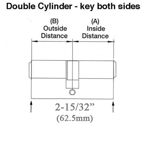 Whitco Keyed Profile Cylinder Key / Key for MK2 / MK3 Lock - Whitco Keyed Profile Cylinder Key / Key for MK2 / MK3 Lock