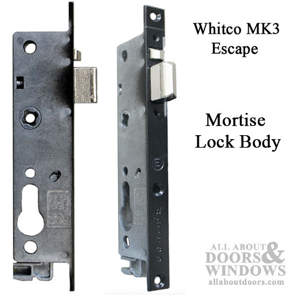 Whitco Tasman MK3 Escape Mortise Lock without Cylinder for Hinged Security Doors - Whitco Tasman MK3 Escape Mortise Lock without Cylinder for Hinged Security Doors