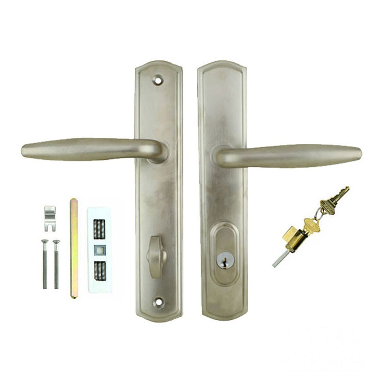 Active Keyed Handle Set 800C - for Multipoint Locks - Zinc Material - Choose Finish - Active Keyed Handle Set 800C - for Multipoint Locks - Zinc Material - Choose Finish