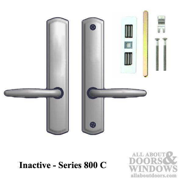Amesbury 800C Inactive Handle Set Multipoint Lock Trim Zinc Choose Finish - Amesbury 800C Inactive Handle Set Multipoint Lock Trim Zinc Choose Finish