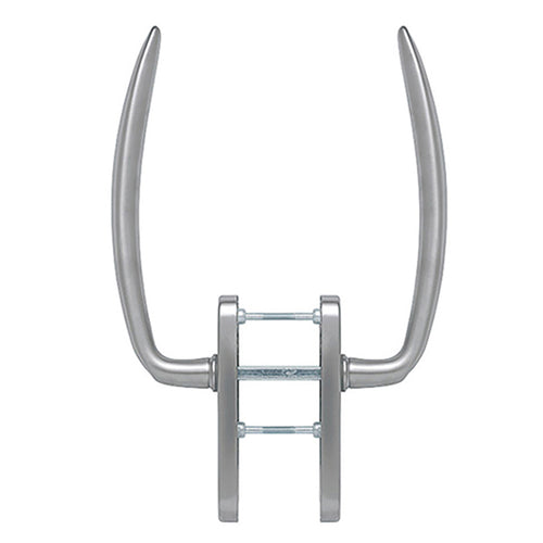 HOPPE Atlanta Series Handle Set for Active Lift and Slide Door System Keyed Both Sides Resista Satin Nickel - HOPPE Atlanta Series Handle Set for Active Lift and Slide Door System Keyed Both Sides Resista Satin Nickel
