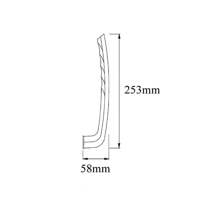 HOPPE Tokyo Handle for Lift and Slide Door System Pure White Finish - HOPPE Tokyo Handle for Lift and Slide Door System Pure White Finish
