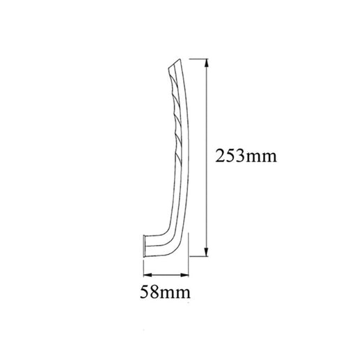HOPPE Tokyo Handle for Lift and Slide Door System Pure White Finish - HOPPE Tokyo Handle for Lift and Slide Door System Pure White Finish