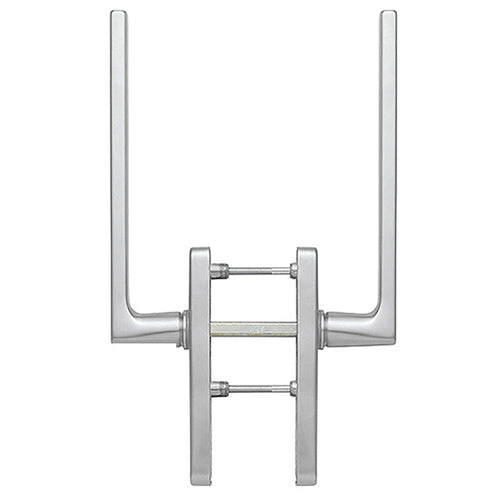 Dallas Handleset for Active Lift and Slide Door System, Keyed One Side - Resista Satin Nickel - Dallas Handleset for Active Lift and Slide Door System, Keyed One Side - Resista Satin Nickel
