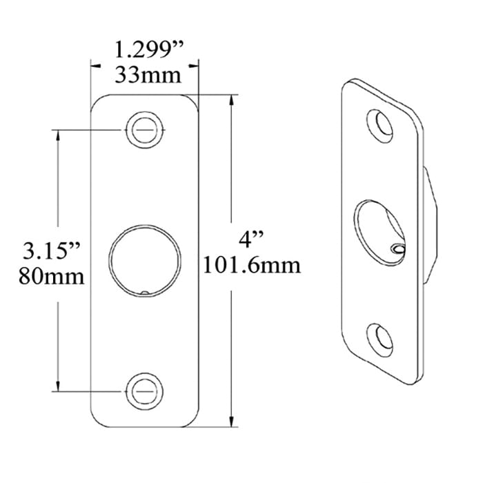 Removable Rosette for HOPPE Lift and Slide Door Systems - Satin Nickel - Removable Rosette for HOPPE Lift and Slide Door Systems - Satin Nickel