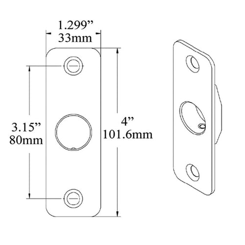 Removable Rosette for HOPPE Lift and Slide Door Systems - Satin Nickel - Removable Rosette for HOPPE Lift and Slide Door Systems - Satin Nickel