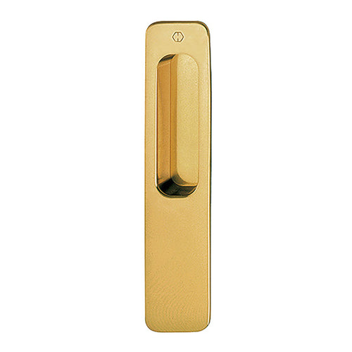 Brass Finger Pull for HOPPE Lift and Slide Doors Resista Polished Brass - Brass Finger Pull for HOPPE Lift and Slide Doors Resista Polished Brass