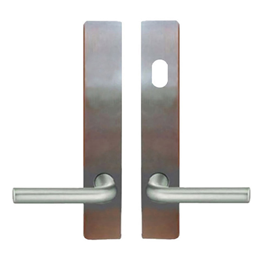 Andersen FSB 1075 Active Trim Set for Double Doors Stainless Steel Finish - Andersen FSB 1075 Active Trim Set for Double Doors Stainless Steel Finish