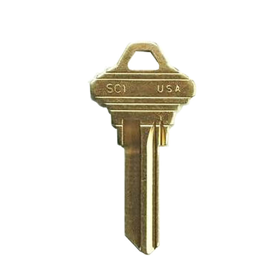 Key Blank, 5 pin Schlage, SC1 - Key Blank, 5 pin Schlage, SC1