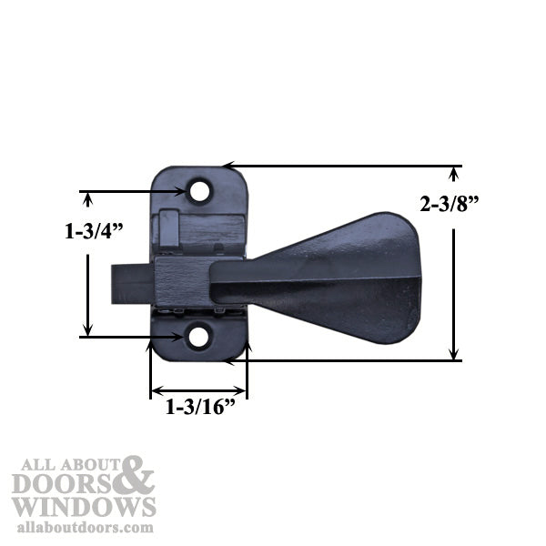 Wartian Complete Storm Door Lever Set Keyed - Wartian Complete Storm Door Lever Set Keyed