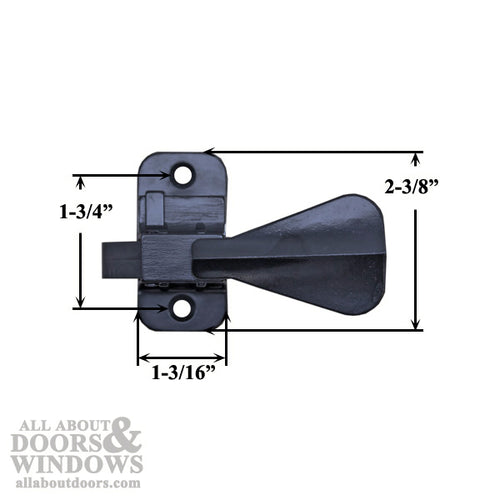 Wartian Complete Storm Door Lever Set Keyed - Wartian Complete Storm Door Lever Set Keyed
