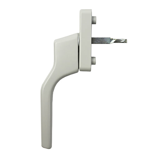 HOPPE French Casement Handle - 38mm Shaft, Mate Gray White Finish - HOPPE French Casement Handle - 38mm Shaft, Mate Gray White Finish