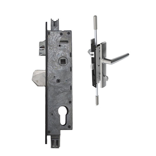 Interlock Lever Compression 4-Point Lock, 30/85, 1" Deadbolt Throw, 1" Rod Throw