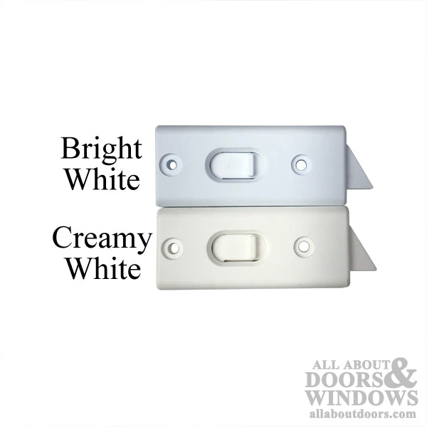 Spring Loaded Vinyl Tilt-in Finger Latch, Pairs - Choose Color - Spring Loaded Vinyl Tilt-in Finger Latch, Pairs - Choose Color