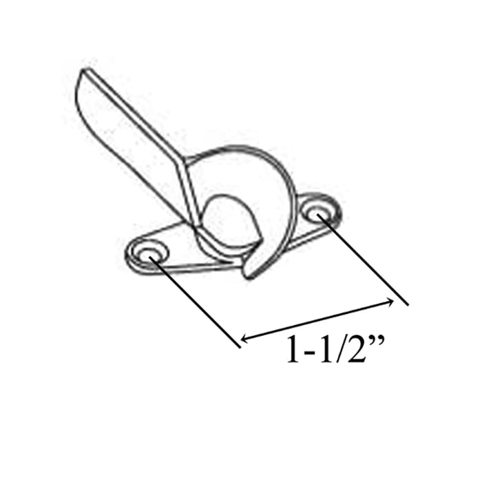 Sweep Latch Pair For Single Hung Windows Double Hung Windows Metal Latch - Sweep Latch Pair For Single Hung Windows Double Hung Windows Metal Latch
