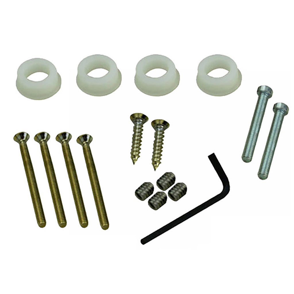 Screw Pack 1/2 Inch Diameter, Newbury Series - Satin Nickel - Screw Pack 1/2 Inch Diameter, Newbury Series - Satin Nickel