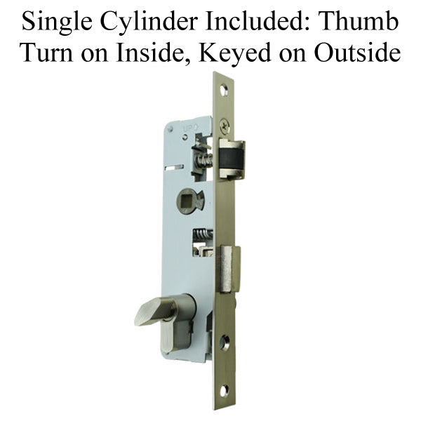 Pella Storm Door hardware with curved handle and  Mortise Lock - Choose Color - Pella Storm Door hardware with curved handle and  Mortise Lock - Choose Color
