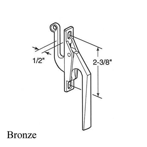 Locking Handle, Tie Bar, 2-3/8 screw Spacing - Choose Color - Locking Handle, Tie Bar, 2-3/8 screw Spacing - Choose Color