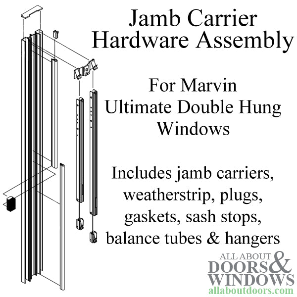 Jamb Carrier Hardware Assembly - Jamb Carrier Hardware Assembly