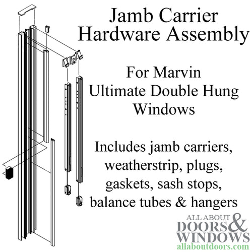 Jamb Carrier Hardware Assembly - Jamb Carrier Hardware Assembly