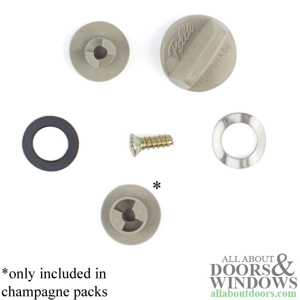 Pella Slim Shade (internal blinds) Casement DGP Slim Shade Hardware - Pella Slim Shade (internal blinds) Casement DGP Slim Shade Hardware