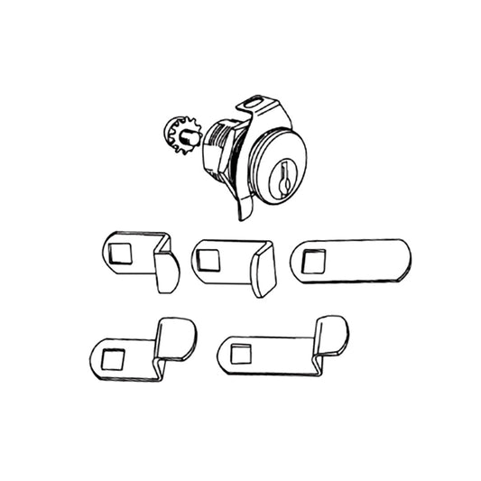 Multi-Cam Mail Box Lock Kit for Interior Use