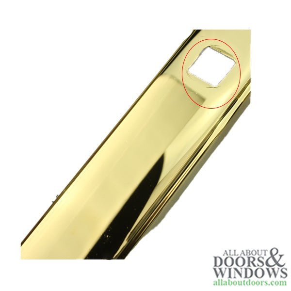 Hoppe HLS7 Handleset, Munchen, M112P/2172N, Dummy with Fixed Handles, Resista Brass - Blemished - Hoppe HLS7 Handleset, Munchen, M112P/2172N, Dummy with Fixed Handles, Resista Brass - Blemished