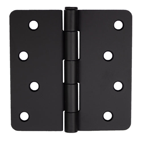 4 x 4 x 1/4 Radius Steel Hinge Residential, Pair, Choose Color - 4 x 4 x 1/4 Radius Steel Hinge Residential, Pair, Choose Color
