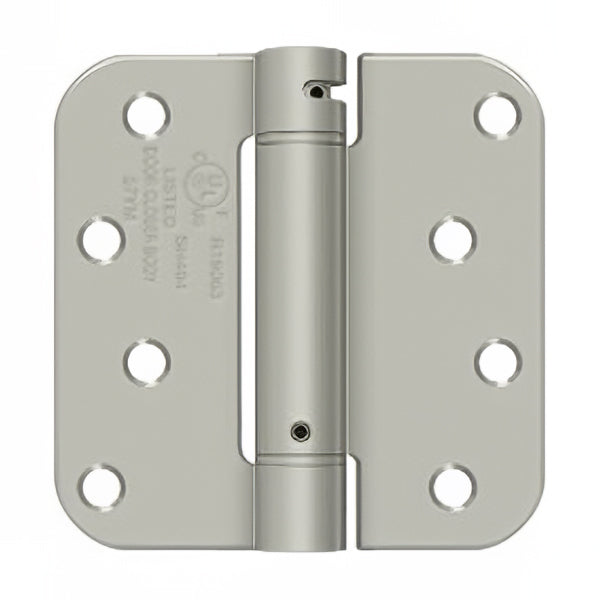 Spring Hinge 4 x 4 x 5/8 Radius Corner, Deltana Single Action - Choose Color - Spring Hinge 4 x 4 x 5/8 Radius Corner, Deltana Single Action - Choose Color