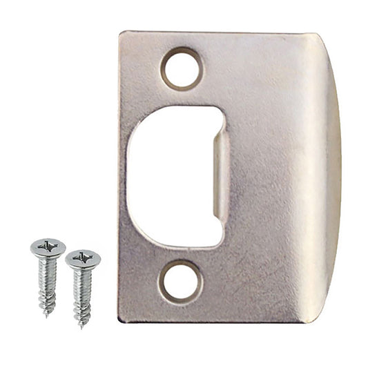 Dexter Strike Plate with Screws, 2-1/4" - Satin Chrome