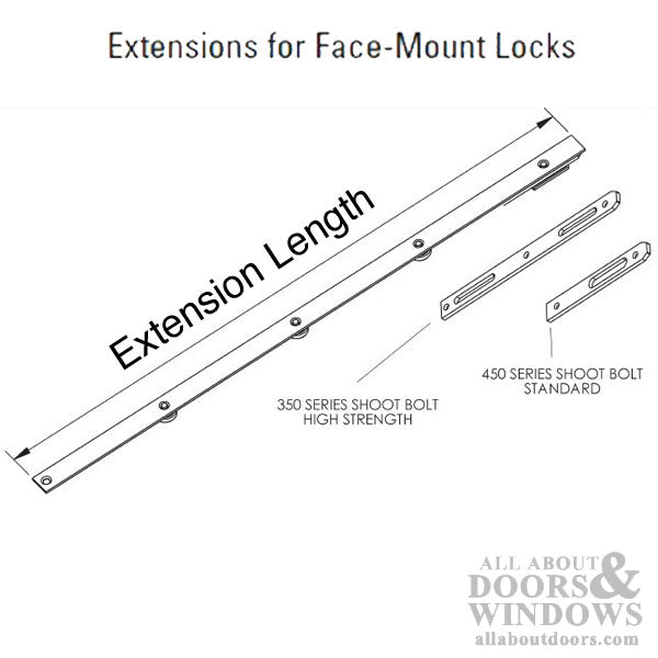 Upper extension assembly for 96