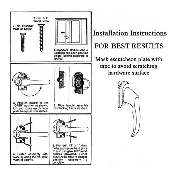 Andersen Window Handle For Sliding Window Locking Handle For Perma Shield Window - Andersen Window Handle For Sliding Window Locking Handle For Perma Shield Window