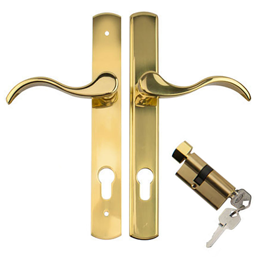 Multipoint Lock Handle Set Trim for Larson Elegance Storm Door - Multipoint Lock Handle Set Trim for Larson Elegance Storm Door