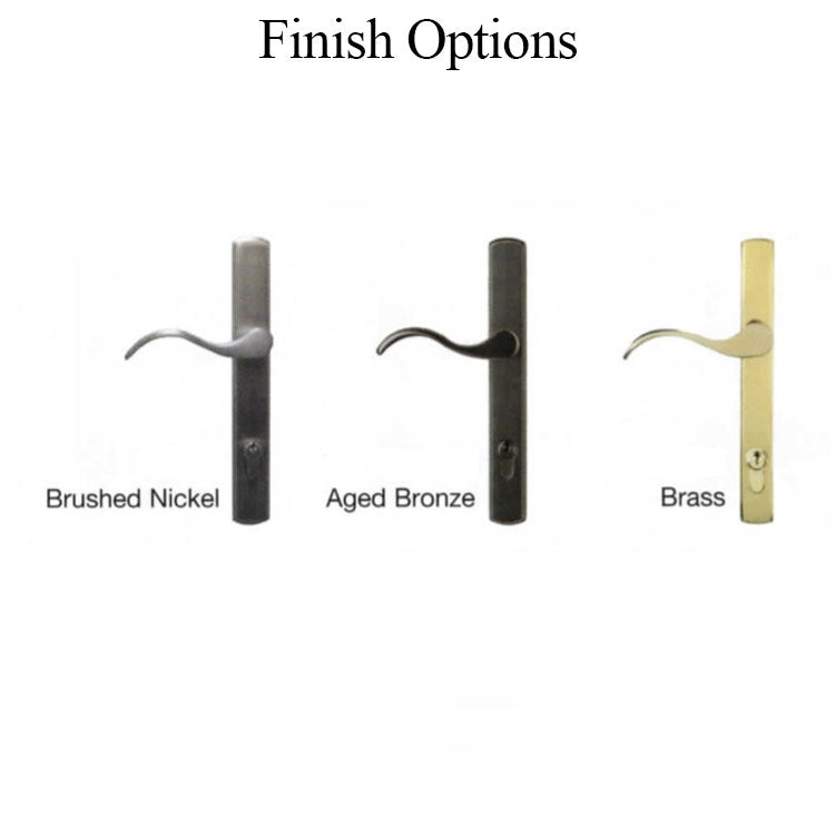 Multipoint Lock Handle Set Trim for Larson Elegance Storm Door - Multipoint Lock Handle Set Trim for Larson Elegance Storm Door