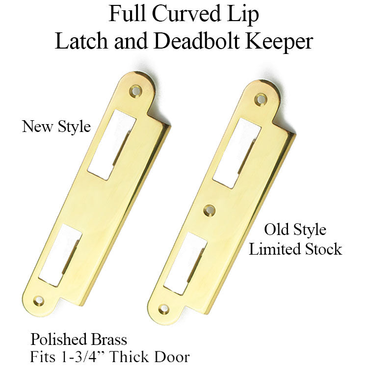 Latch & Deadbolt Strike Plate, 45mm, 1-3/4
