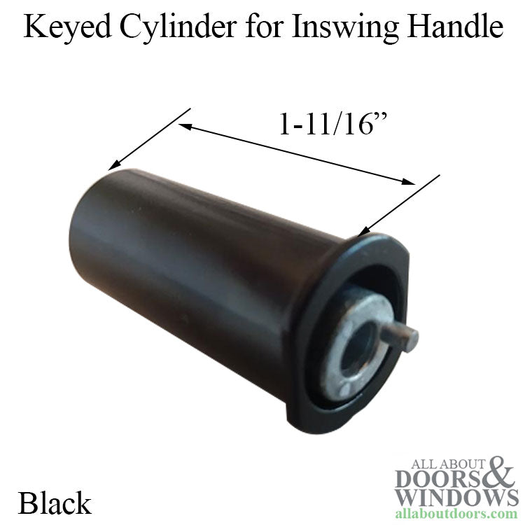 Keyed Cylinder for Inswing Handle Wafer Type Replacement - Keyed Cylinder for Inswing Handle Wafer Type Replacement