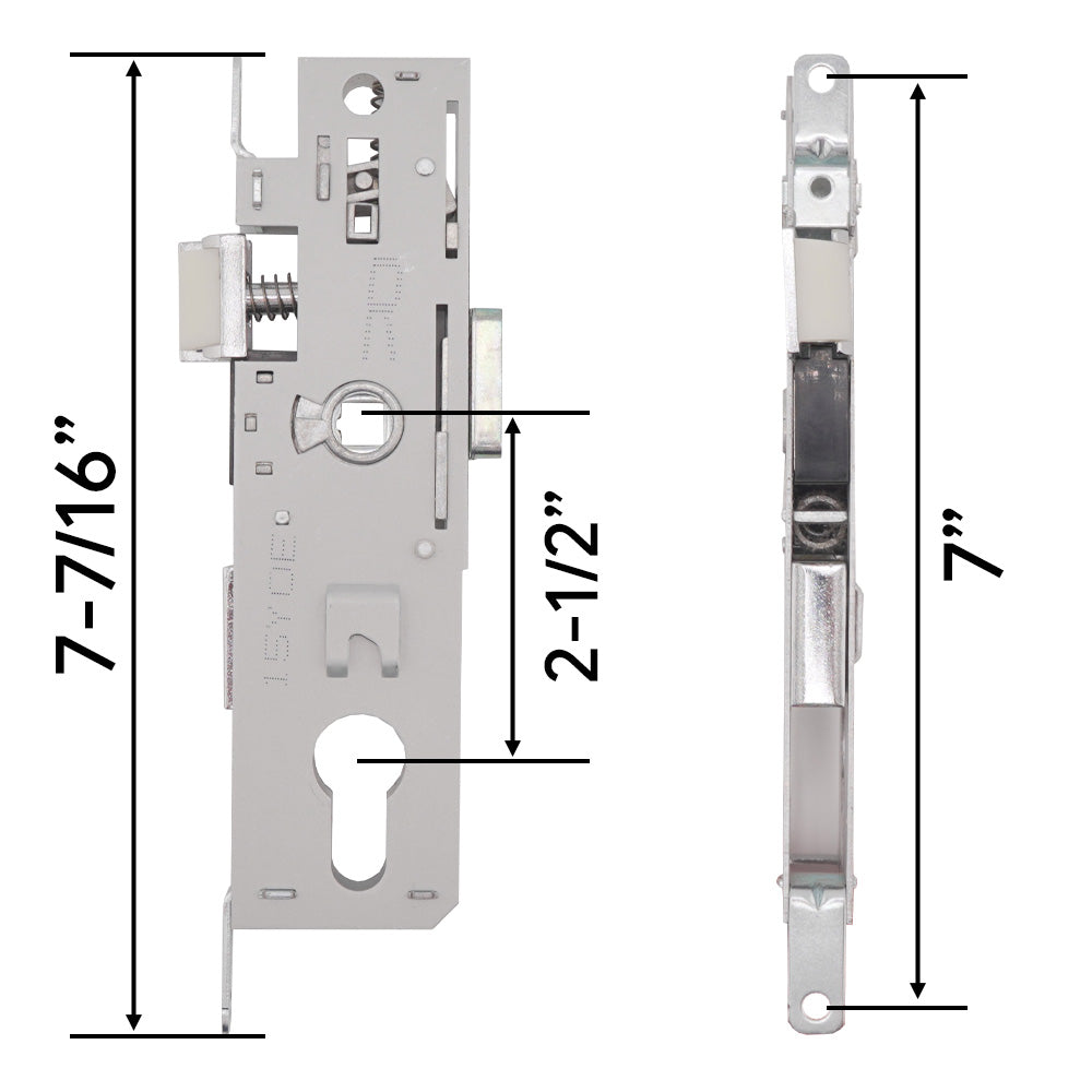 Andersen 42510 Storm Door Mortise Lock case 4000 Series Only  Right Hand - Andersen 42510 Storm Door Mortise Lock case 4000 Series Only  Right Hand