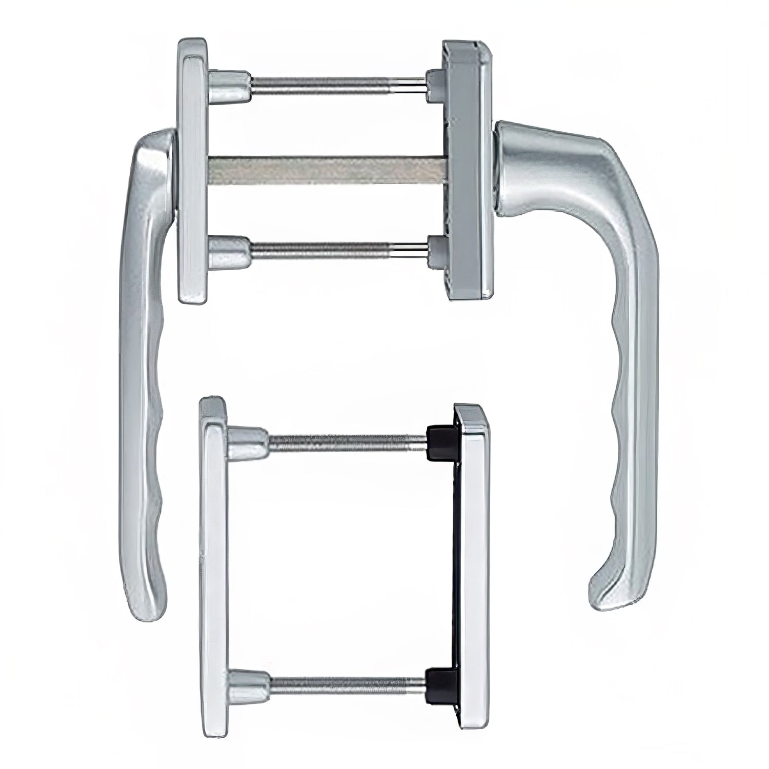 Hoppe London Tilt Turn Hardware - Silver - Hoppe London Tilt Turn Hardware - Silver