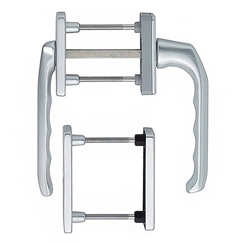 Hoppe London Tilt Turn Hardware - Silver - Hoppe London Tilt Turn Hardware - Silver