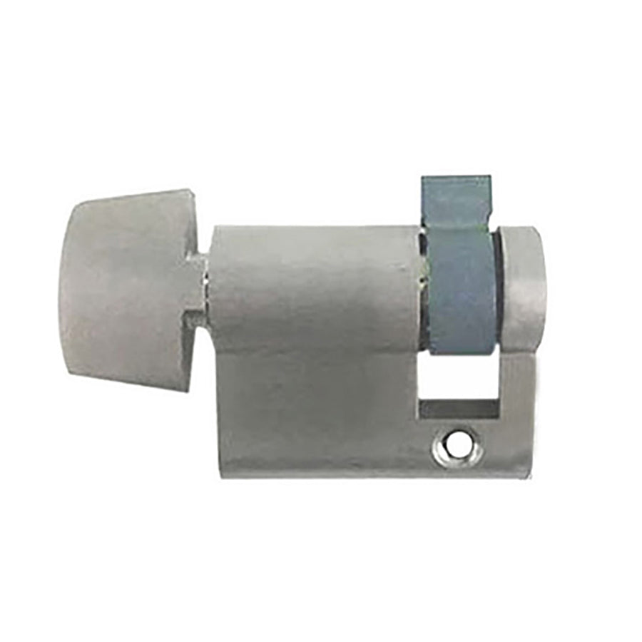 41.5mm Hoppe Inactive 31.5/10 Euro Profile Half Cylinder with 90° Turn and Dallas D-Knob - 41.5mm Hoppe Inactive 31.5/10 Euro Profile Half Cylinder with 90° Turn and Dallas D-Knob
