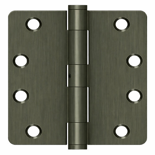 4 x 4 x 1/4 Radius Steel Hinge, Heavy Duty - 4 x 4 x 1/4 Radius Steel Hinge, Heavy Duty