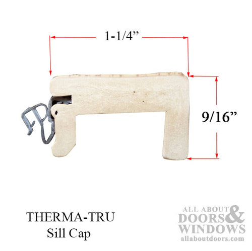 Therma Tru Composite Sill Cap for 72 Inch Door Threshold - Therma Tru Composite Sill Cap for 72 Inch Door Threshold