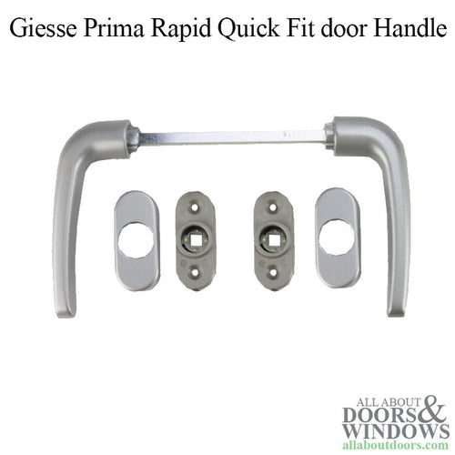 Giesse Prima Rapid, Quick Fit Door Handles, 70-80mm Pair - Giesse Prima Rapid, Quick Fit Door Handles, 70-80mm Pair