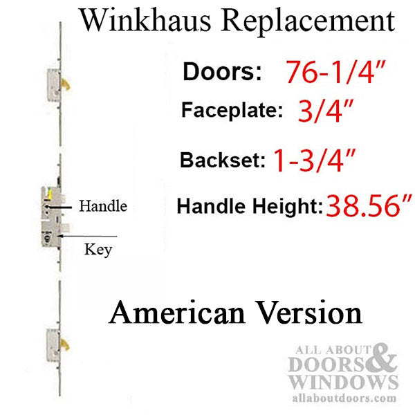 20mm Winkhaus OML Replacement 45/92 P2000 76-1/4