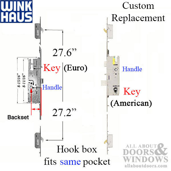20mm Winkhaus OML Replacement 45/92 P2000 76-1/4